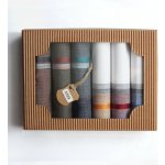 ETEX Pánské bavlněné kapesníky v dárkové krabičce M1 - 6 kusů – Zboží Dáma