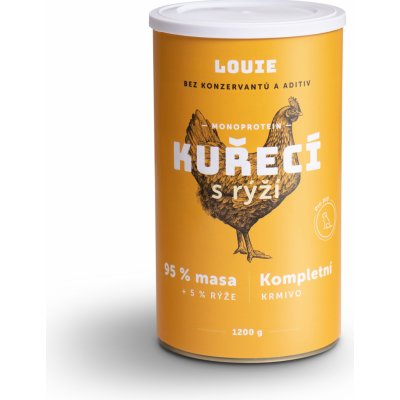 Louie Dog kuřecí s rýží 1200 g – Zboží Mobilmania