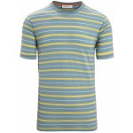 Icebreaker Mens Wave SS Tee Stripe Astral BlueSummer