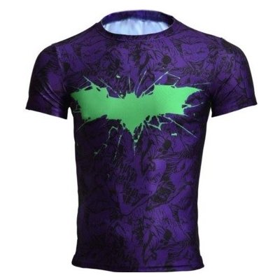 Under Armour HeatGear Marvel Batman fialová