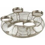 Boltze Svícen Ringvi, stříbrná, 12 x 35 cm – Hledejceny.cz