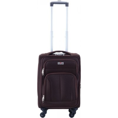 Lorenbag Laurent S6127 kufr na kolečkách hnědá tmavá 40l – Hledejceny.cz