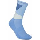 POC Essential Print Sock Color Splashes Multi Basalt Blue