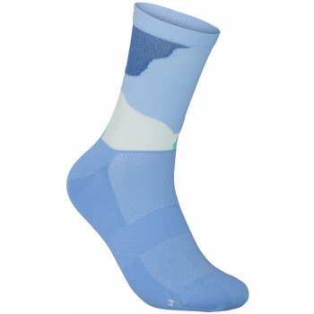 POC Essential Print Sock Color Splashes Multi Basalt Blue