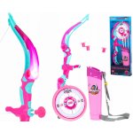Kik KX6175 hrací set luk s šípy a terčem růžový – Hledejceny.cz