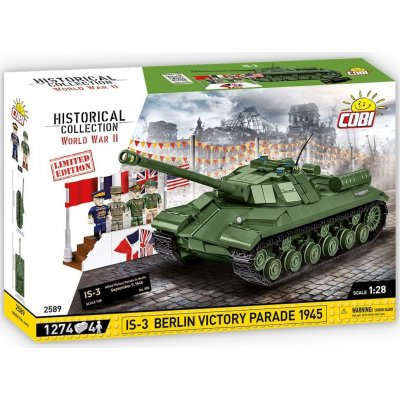 COBI 2589 World War II Ruský těžký tank IS-3 Berlin Victory Parade 1945 1:28 – Hledejceny.cz