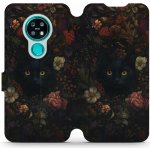 Mobiwear - Nokia 7.2 / Nokia 6.2 - V161S Temné kočky – Sleviste.cz