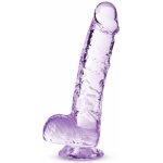 Blush Dildo NATURALLY YOURS 6INCH CRYSTALLINE fialové – Hledejceny.cz