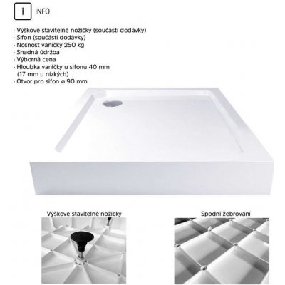 Mereo SMC 90 x 90 x 15 cm CV31H – Zboží Dáma Mereo SMC 90 x 90 x 15 cm CV31H – Zboží Dáma