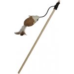 Rybářský prut hlavolam přírodní s myší 40 cm – Sleviste.cz