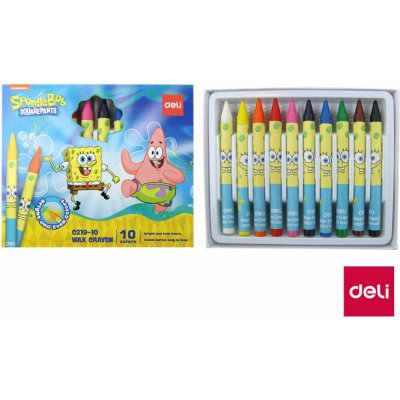 Deli voskovky Spongebob EC219-10 10 barev – Hledejceny.cz