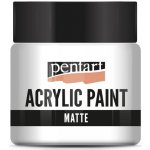 Pentart akrylová barva matná 50 ml bílá titanová – Sleviste.cz