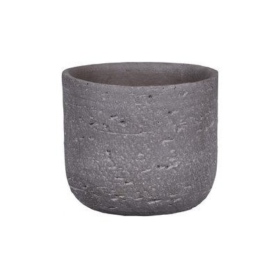 Obal na květník PORTLAND keramický tmavě hnědý pr.25x21cm tmavě hnědá – Hledejceny.cz