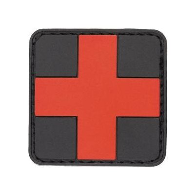 MFH Identifikační štítek - zdravotnický kříž 5x5 cm - suchý zip Olivová -černá – Sleviste.cz