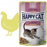 Happy Cat Kitten & Junior Drůbež 85 g – Sleviste.cz