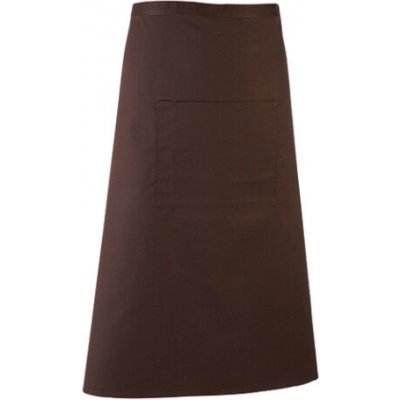 Premier Workwear Pracovní zástěra s kapsou PR158 Brown Pantone 476 90x80cm – Hledejceny.cz