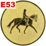 Emblém E53 DREZURA umístění na sportovní pohár nebo medaili 50 mm – Sleviste.cz