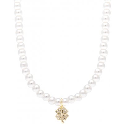 Biju Perličkové korále se čtyřlístkem 2398 3002398 – Zboží Dáma