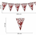 Guirca Banner vlajky Halloween krvavé otisky rukou 300 cm – Hledejceny.cz