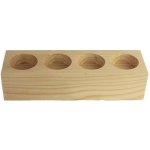 Dřevěný svícen na 4 svíčky 097034 – Zboží Dáma