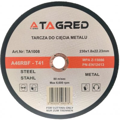 Tagred Kotouč 230 x 22,2 x 1,8 mm TA1008 – Zboží Mobilmania