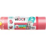 viGO! Premium pytle zatahovací parfémované 30µm 60 l 10ks – Zboží Dáma