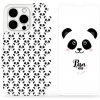 Pouzdro a kryt na mobilní telefon Apple Mobiwear flip Apple iPhone 15 Pro - M030P Panda Amálka