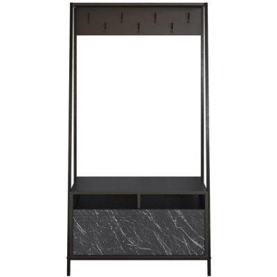 ASIR Předsíňová stěna DEVIN černá – Sleviste.cz