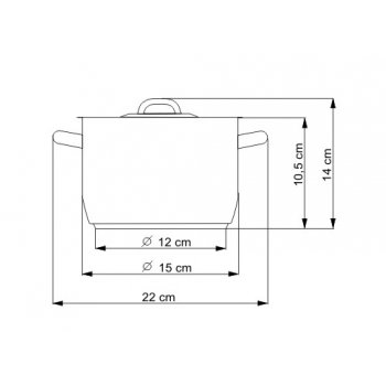 Kolimax Klasik 15 cm 1 l