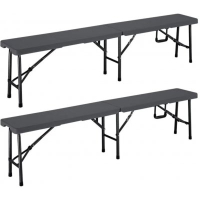 DB Garden 2 ks Maximo 180 cm antracitová – Zboží Dáma