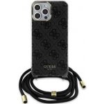 Guess IML 4G Printed Crossbody iPhone 15 Pro Max černé – Zboží Mobilmania