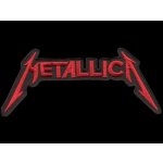 Nášivka METALLICA slim red vyšívaná zažehlovací – Zboží Dáma