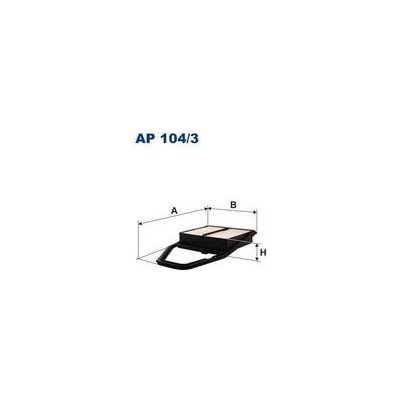 Vzduchový filtr FILTRON AP 104/3 – Hledejceny.cz