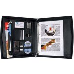 WEDO Spisovka kombinace kůže/tkanina A5 zip 585701 – Zboží Živě