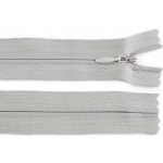 Spirálový zip skrytý No 3 délka 35 cm, malé, 310 šedá světlá – Hledejceny.cz
