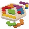 Montessori Playtive duhové puzzle FSC (duhový hexagon)