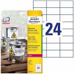 Avery Zweckform L4718-20 Odolné etikety 70x37mm 480 ks bílá – Sleviste.cz