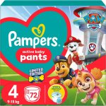 Pampers Active Baby Pants Paw Patrol 4 72 ks – Hledejceny.cz