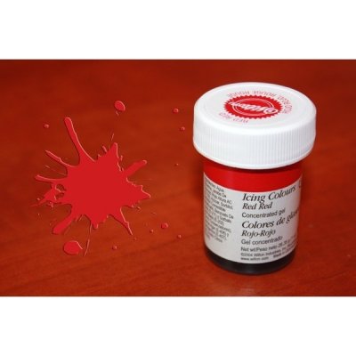 Wilton Gelová barva 28g Červená (Red-red) – Zboží Dáma