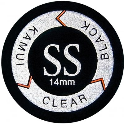 Kamui kůže na tágo Black Clear Original SuperSoft 14 mm – Zboží Dáma