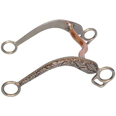 FEELING Westernové udidlo nerezové pákové s ornamentem – Zboží Dáma