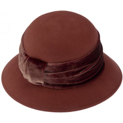 Fiebig Headwear since 1903 dámský plstěný klobouček Cloche skořicový – Hledejceny.cz
