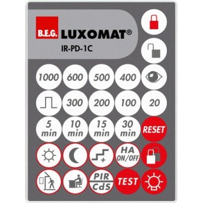 B.E.G. Dálkový ovladač IR-PD-1C LUXOMAT 92520