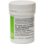 Adler Pharma Schüsslerovy soli Nr. 20 Kalium-Aluminium sulfuricum D12 400 tablet – Hledejceny.cz