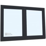 KNIPPING Plastové okno - 70 AD, 1800x1200 mm, O/OS sloupek, antracit Barva, imitace: antracit/bílá (jednostranně) – Hledejceny.cz