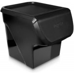 Vilde Úložný box na brambory a cibuli s větráním Vegbox černý 14 l - 10 kg – Zboží Dáma