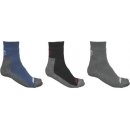Sensor ponožky 3-PACK TREKING šedá/černá/modrá