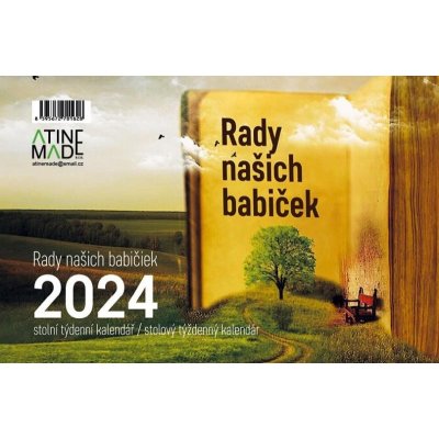 Rady našich babiček stolní týdenní 225 x 150 mm 2024