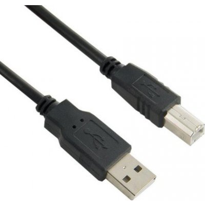 Value 11.99.8809 USB A-B 0,8m USB 2.0, bílý/šedý – Zbozi.Blesk.cz