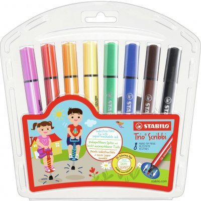 Stabilo Trio Scribbi 368 8ks – Zboží Mobilmania